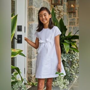 NWT Little English Cora Dress - Special Occasion White Sz 7 BN#0085